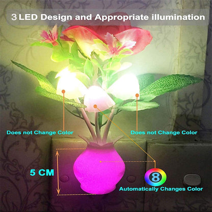 Mini Blomster Vase Smart Ljus Sensor Nattlampa | Veska