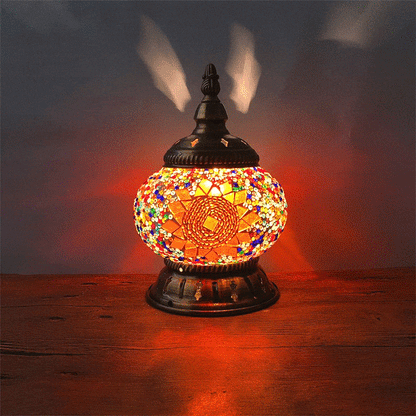 Mini Bord Mosaik Lampa | Veska orange