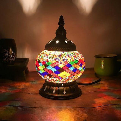 Mini Bord Mosaik Lampa | Veska regnbåge