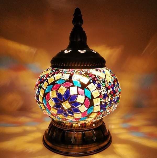 Mini Bord Mosaik Lampa | Veska regnbåge2