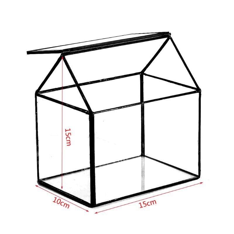 Mini Bordtop Hantverk Grönhus Terrarium | Veska