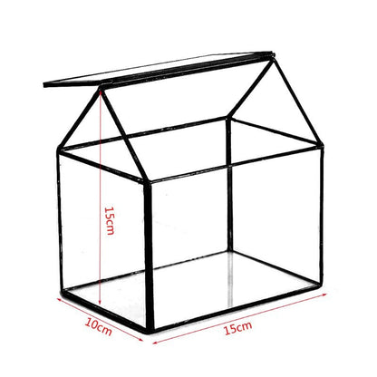 Mini Bordtop Hantverk Grönhus Terrarium | Veska