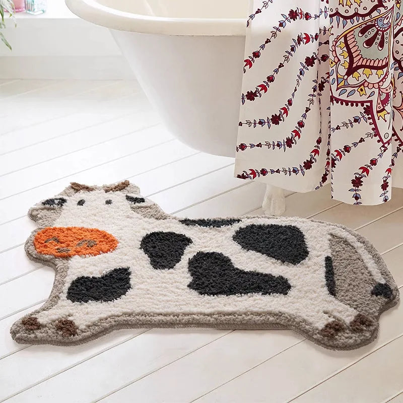 Mini Cow Fluffy Badmatta | Veska