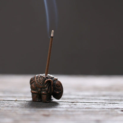 Mini Elephant Rökelsepinne Hållare | Veska Standard Titel