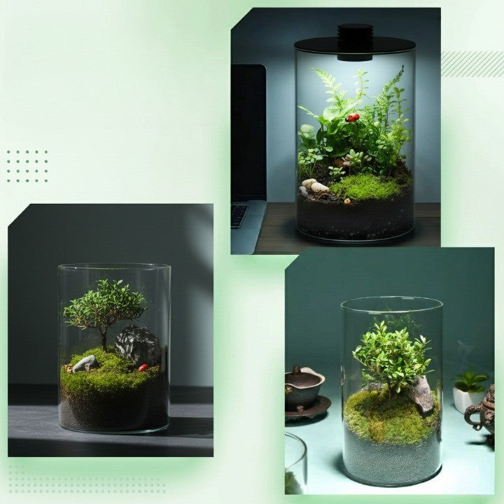 Mini Forest Maker Terrarium Dekor Vas | Veska