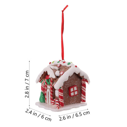 Mini Jul Pepparkakshus Dekorationer | Veska