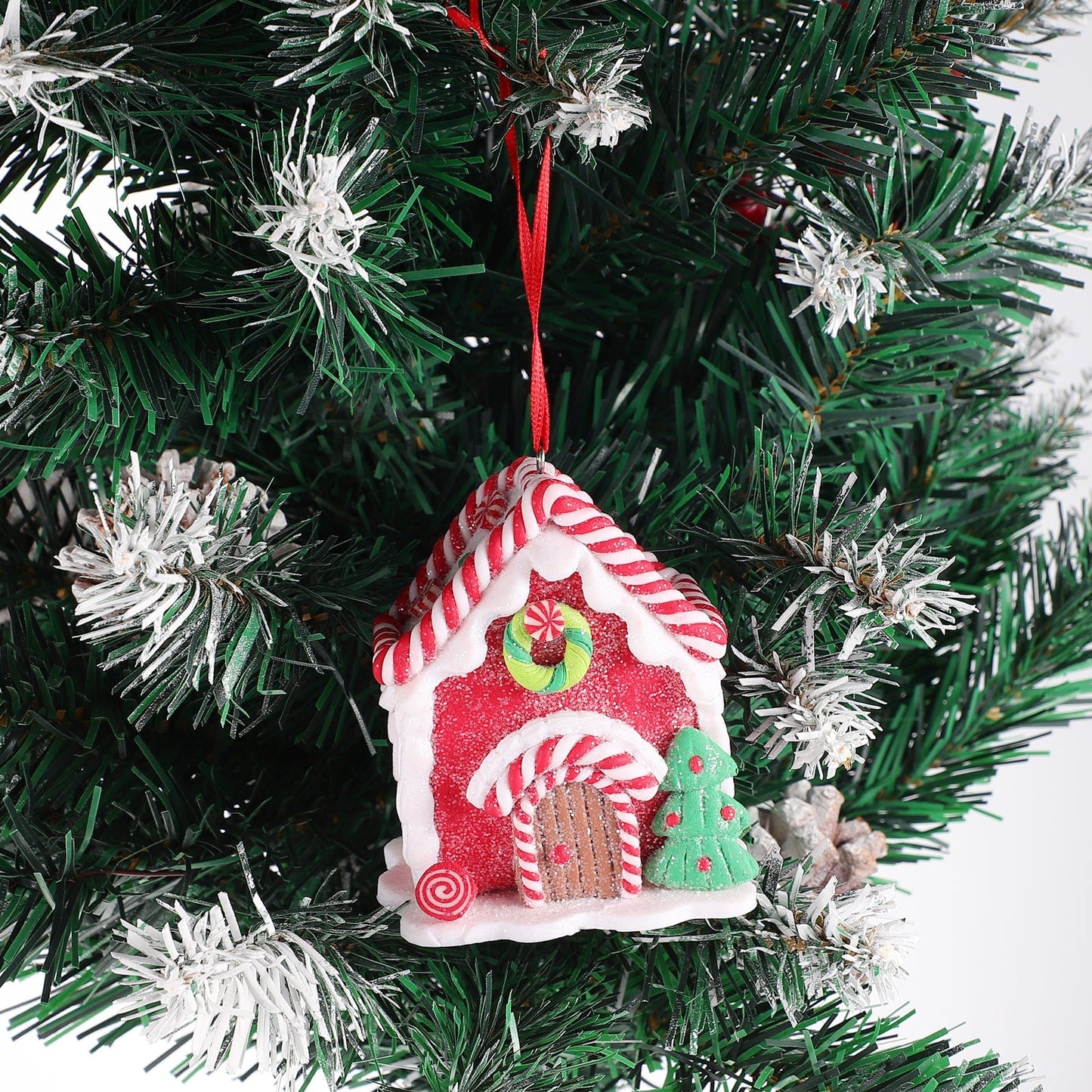 Mini Jul Pepparkakshus Dekorationer | Veska