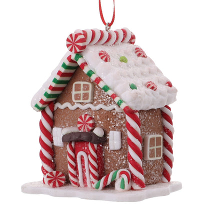 Mini Jul Pepparkakshus Dekorationer | Veska B