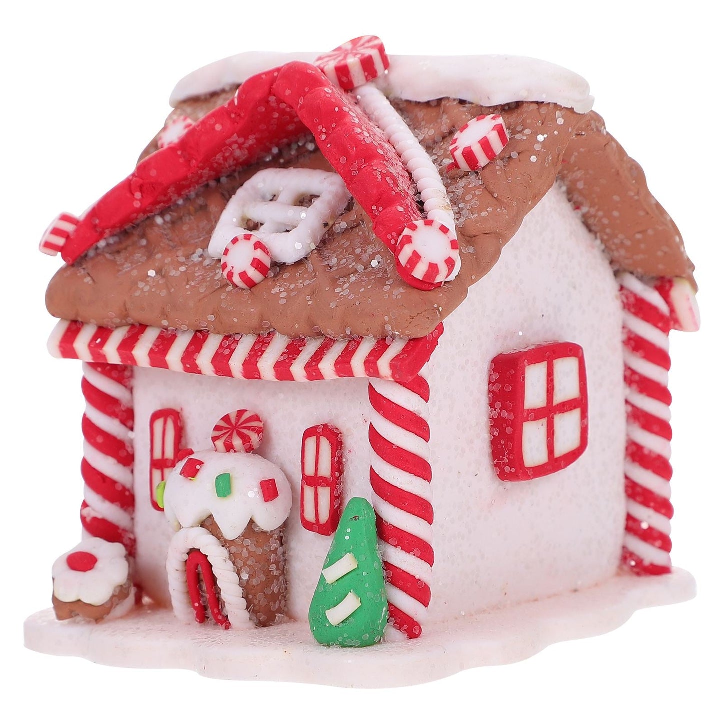 Mini Jul Pepparkakshus Dekorationer | Veska C