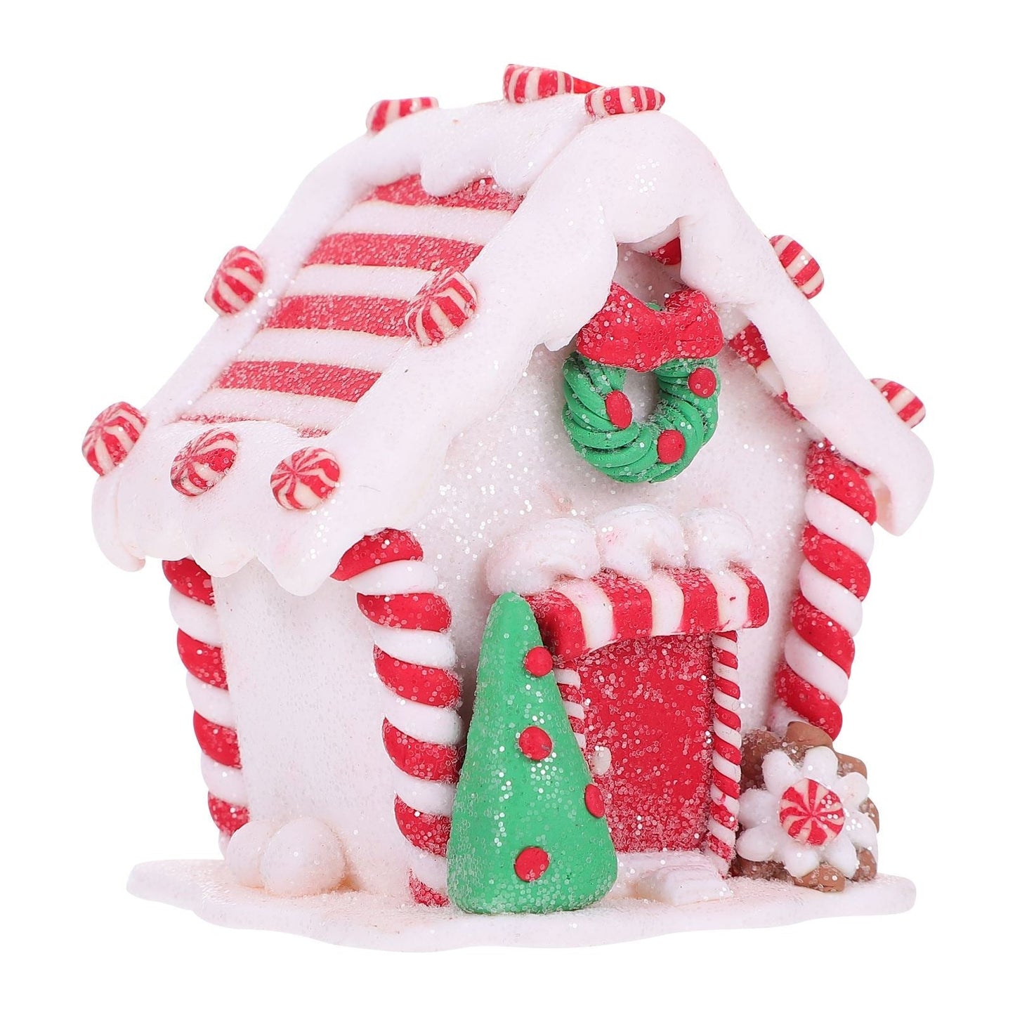 Mini Jul Pepparkakshus Dekorationer | Veska E