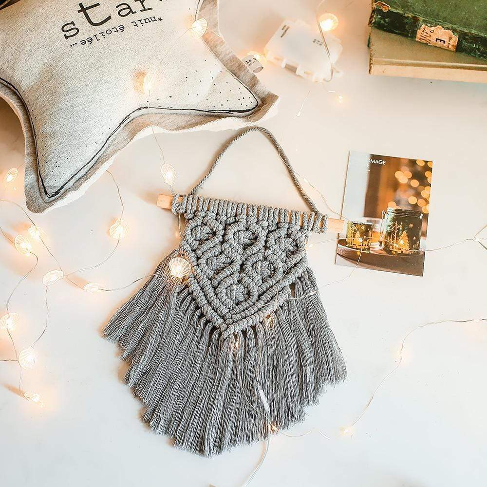 Mini Macrame Vägghängning | Veska