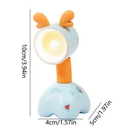 Mini Pet Magnetisk Återkallbar Natt Skrivbordslampa | Veska Blå