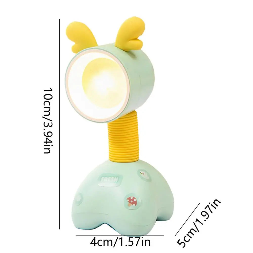 Mini Pet Magnetisk Återkallbar Natt Skrivbordslampa | Veska Grön