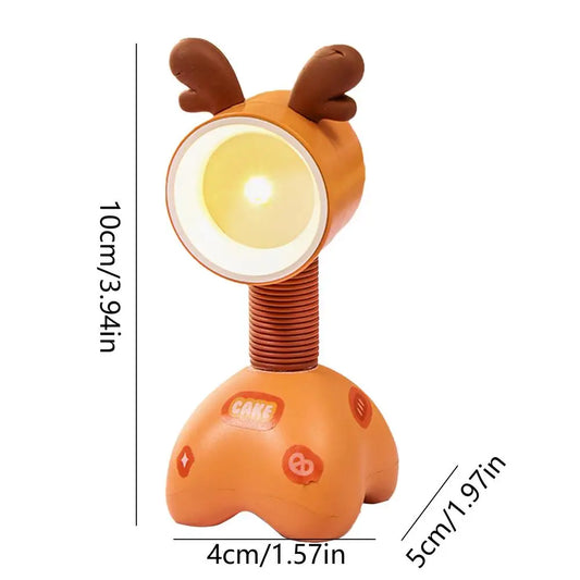 Mini Pet Magnetisk Återkallbar Natt Skrivbordslampa | Veska Orange