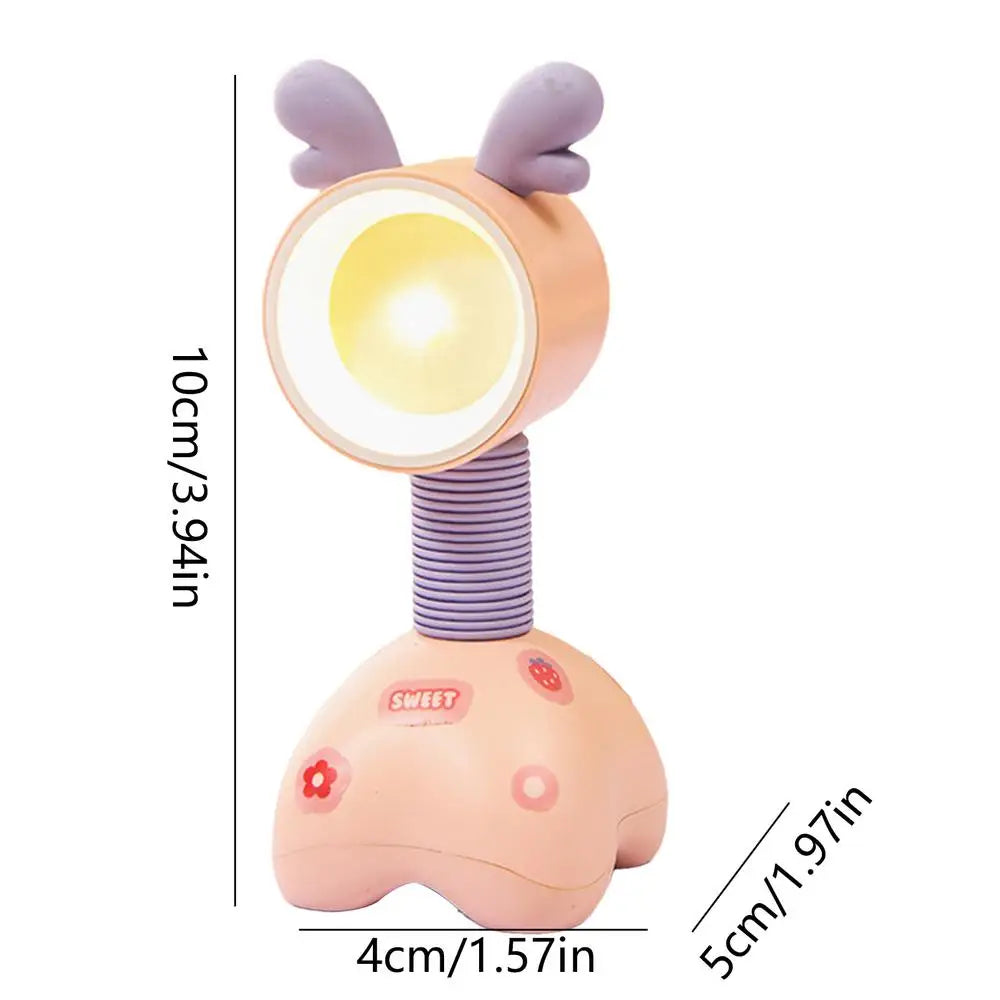 Mini Pet Magnetisk Återkallbar Natt Skrivbordslampa | Veska Rosa