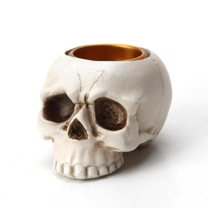 Mini Skull Head Candle Holder Mold | Veska 3