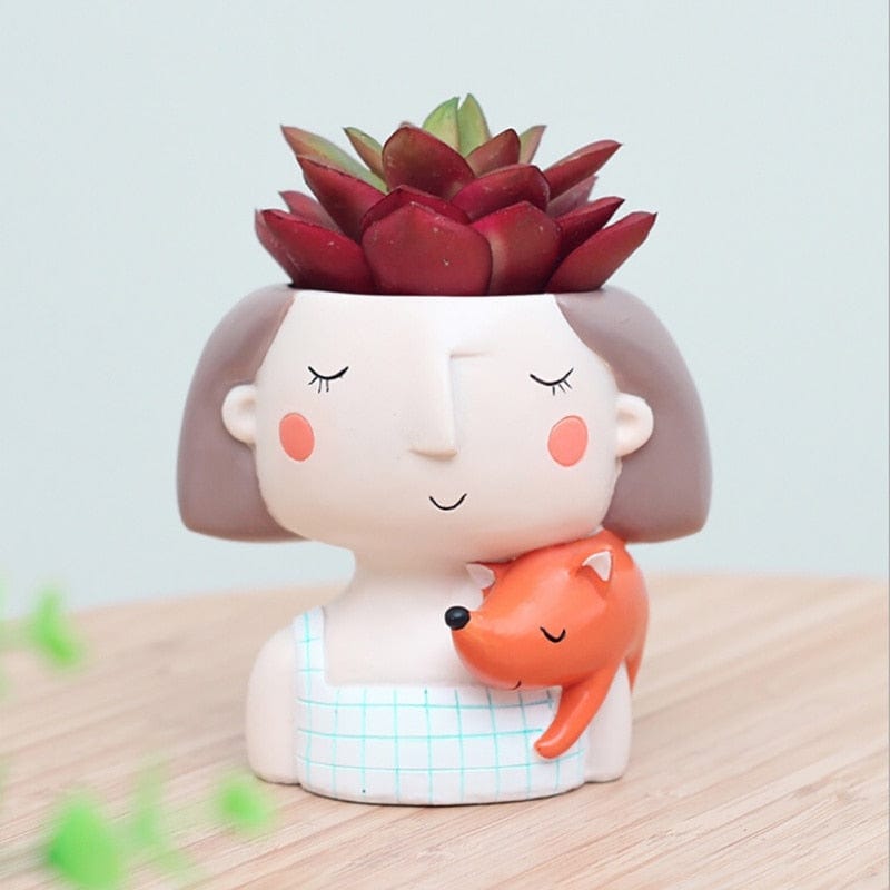 Mini Suckulent Pot | Veska Blå