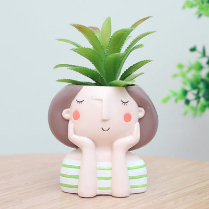 Mini Suckulent Pot | Veska Grön