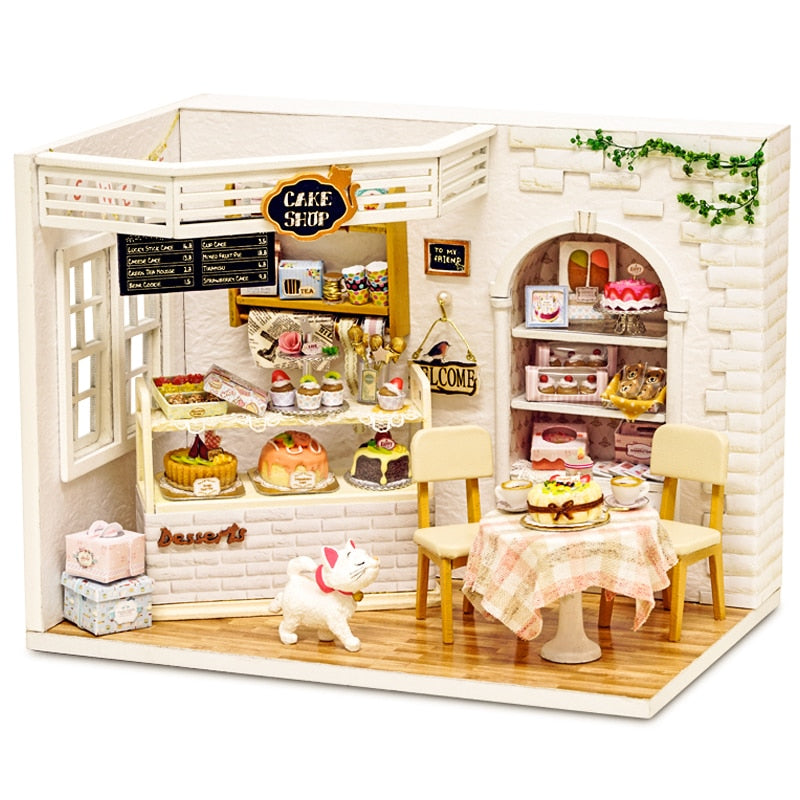 Miniatyr DIY Japanska Byggleksaker Kit | Veska H14A