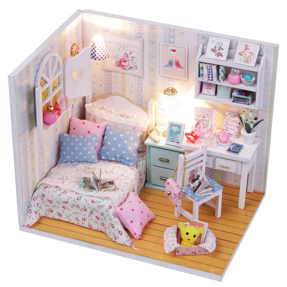Miniatyr DIY Japanska Byggleksaker Kit | Veska M013