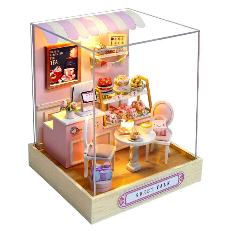 Miniatyr DIY Japanska Byggleksaker Kit | Veska QT32
