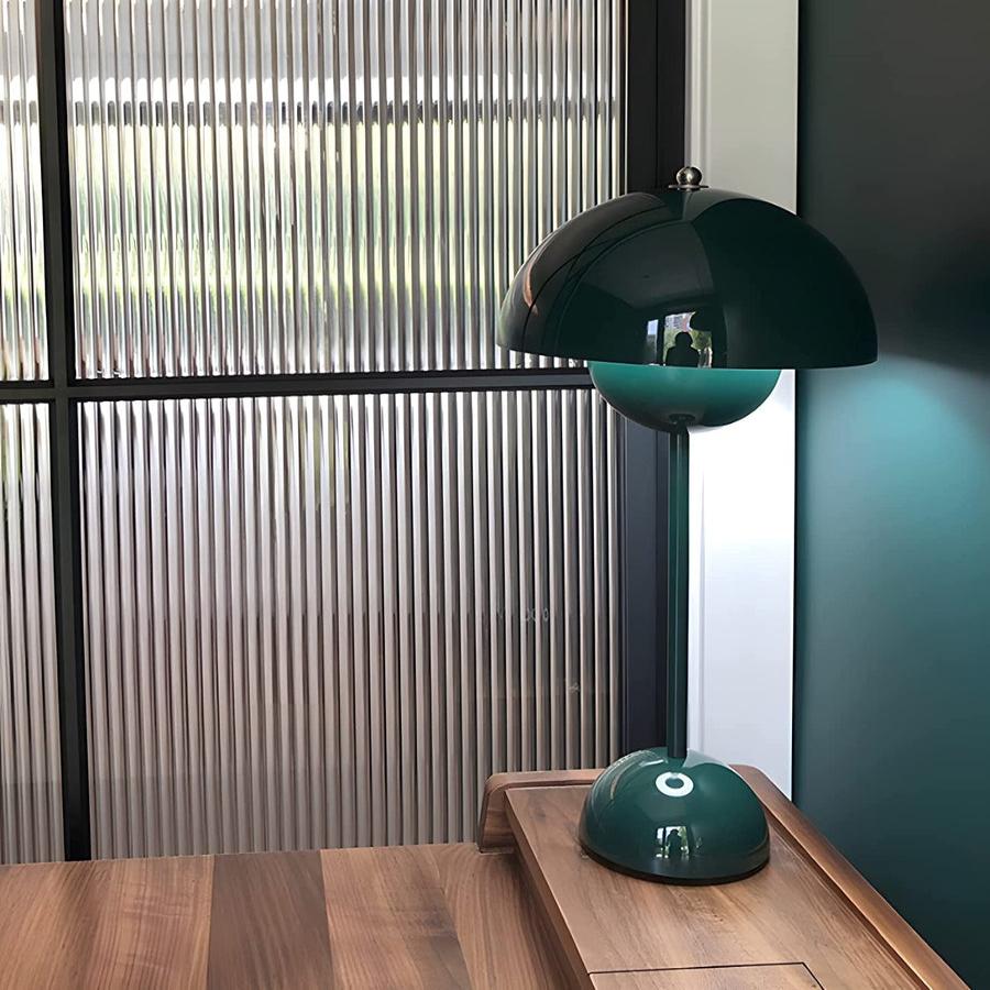 Minimalistisk Blomkruka Bordslampa - Uppladdningsbar Bordsbelysning & Trådlös Design Svampskulpterade Lampor | Veska