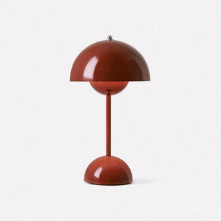 Minimalistisk Blomkruka Bordslampa - Uppladdningsbar Bordsbelysning & Trådlös Design Svampskulpterade Lampor | Veska