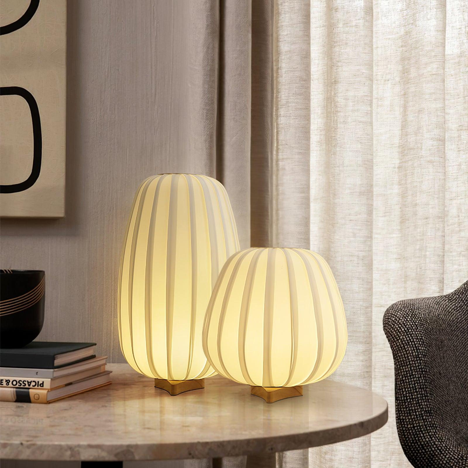 Minimalistisk Bordslampa med Bambubas | Veska