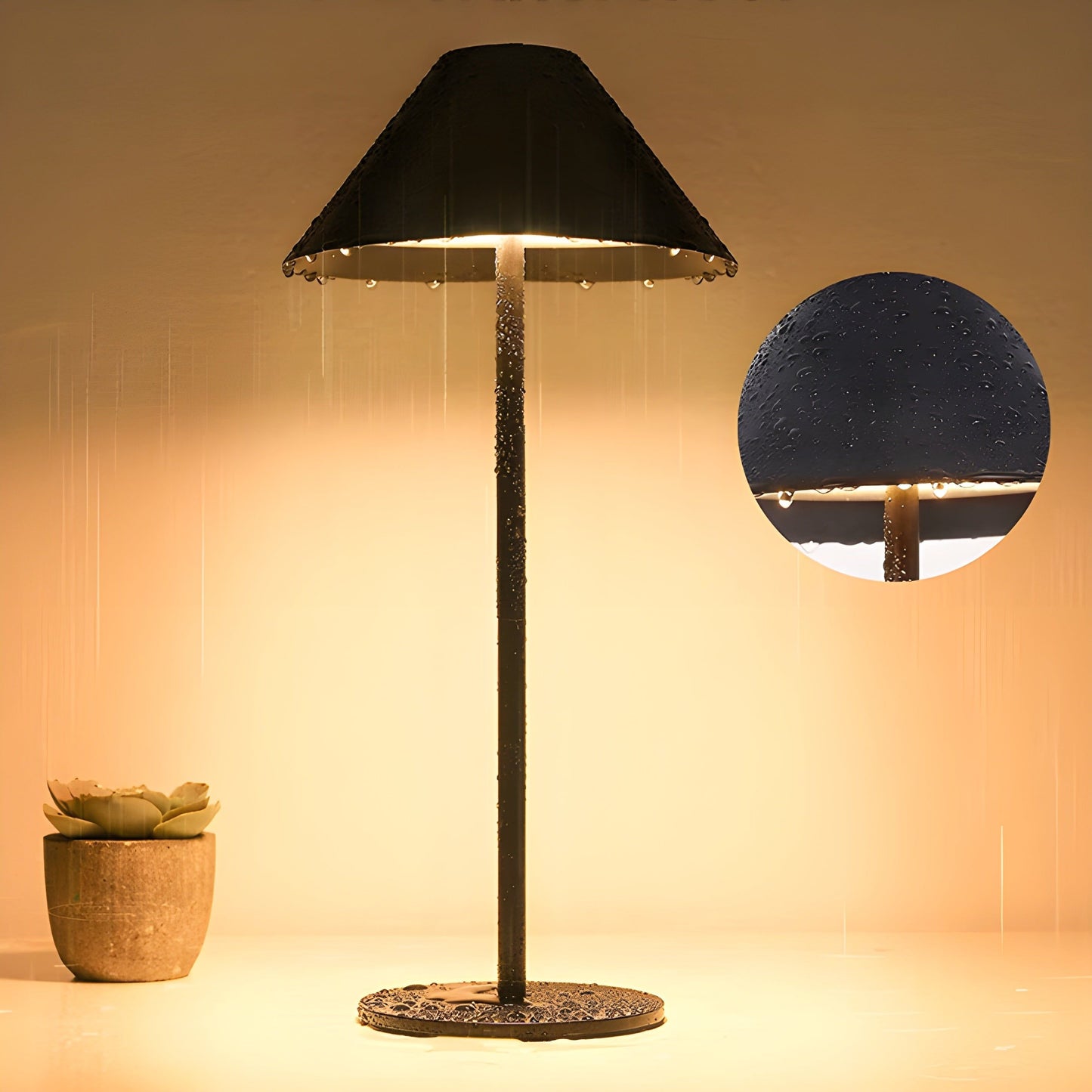 Minimalistisk dimbar Touch bordslampa - vattentät och uppladdningsbar belysning Färg | Veska