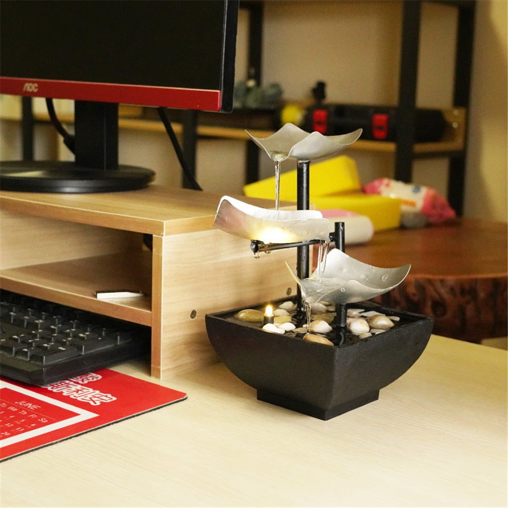 Minimalistisk Feng Shui Flödande Vatten Fontän | Veska