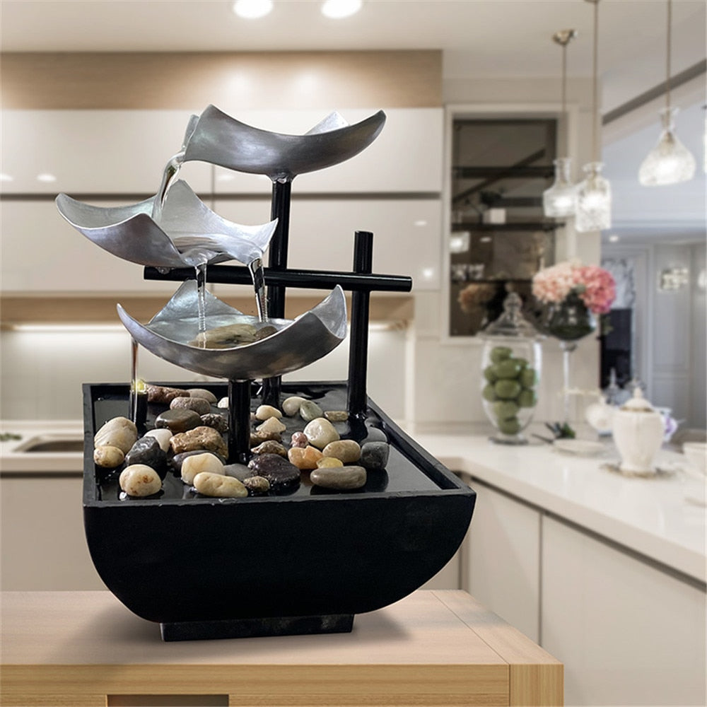 Minimalistisk Feng Shui Flödande Vatten Fontän | Veska