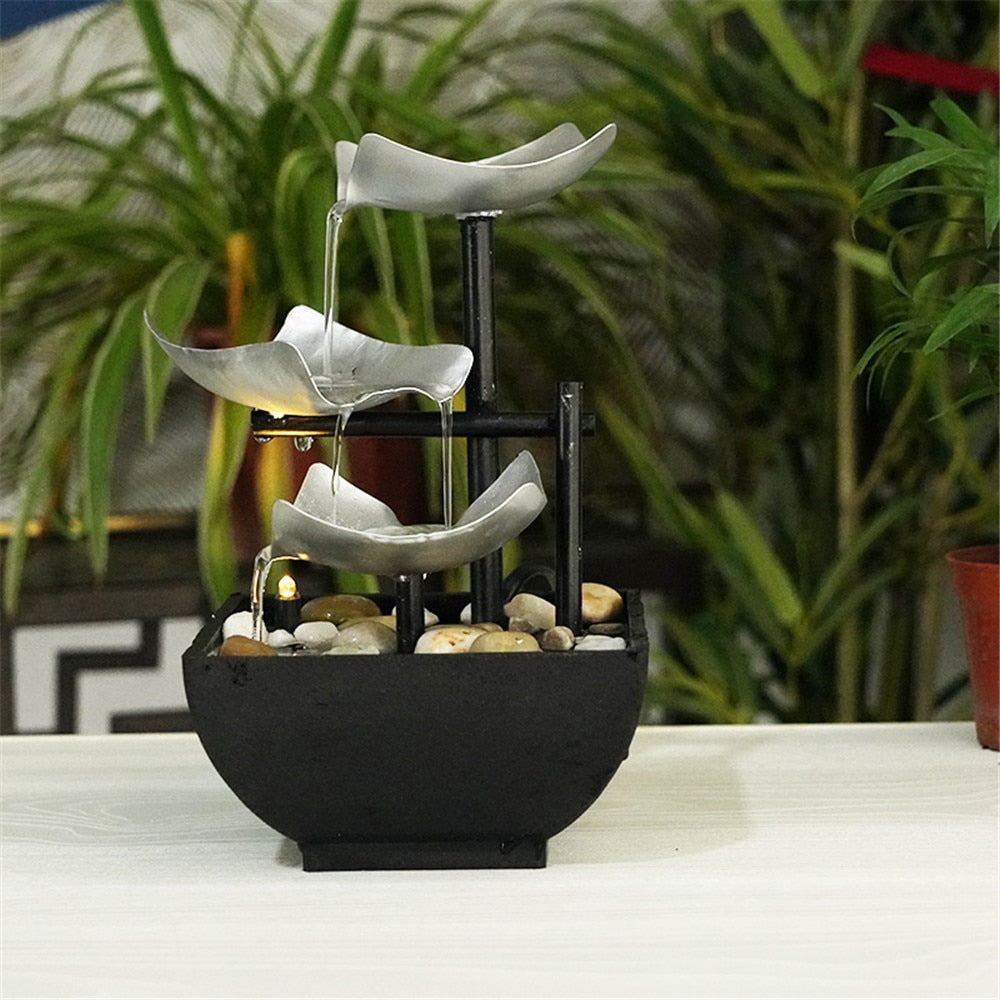 Minimalistisk Feng Shui Flödande Vatten Fontän | Veska