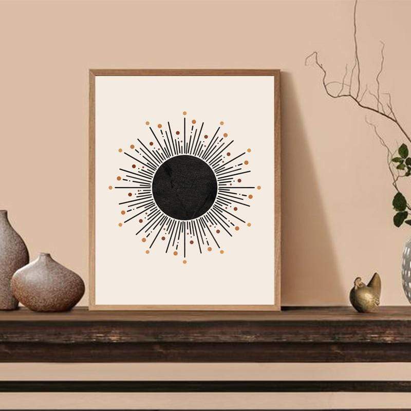 Minimalistisk Geometrisk Väggkonst | Veska