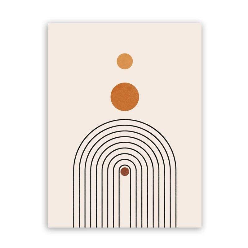 Minimalistisk Geometrisk Väggkonst | Veska 4