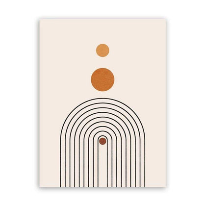 Minimalistisk Geometrisk Väggkonst | Veska 4