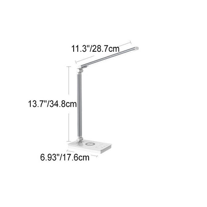 Minimalistisk Intelligent Fyrkantig Bar Sammanfallande USB LED Skrivbordslampa | Veska
