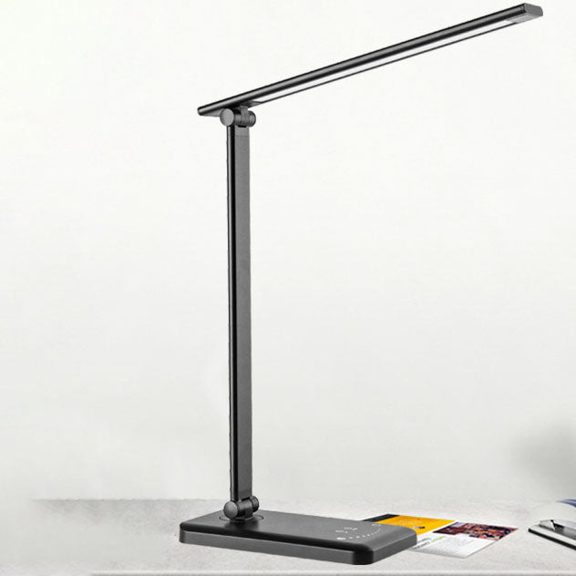 Minimalistisk Intelligent Fyrkantig Bar Sammanfallande USB LED Skrivbordslampa | Veska Svart