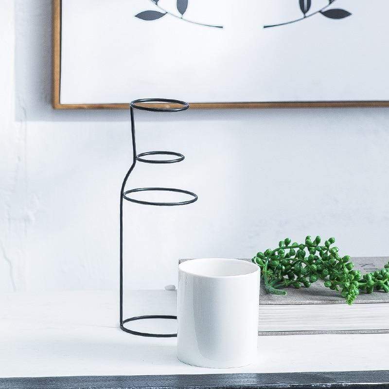 Minimalistisk Keramisk Vas | Veska L