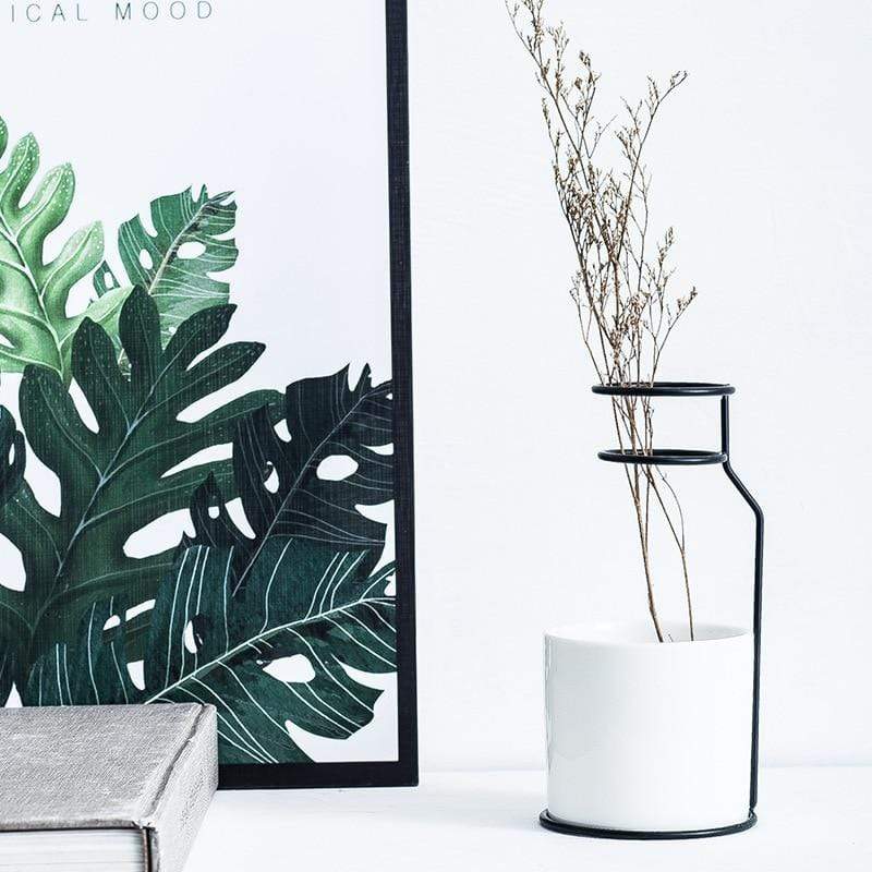 Minimalistisk Keramisk Vas | Veska S