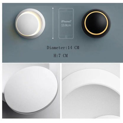 Minimalistisk Orb Design Vägglampa | Veska