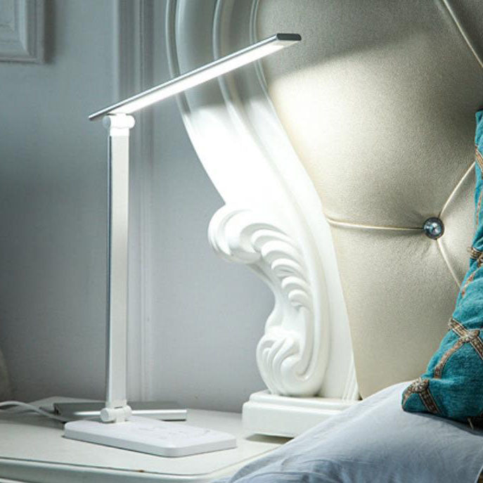 Minimalistisk Smart Fyrkantig Bar Fällbar USB LED Skrivbordslampa | Veska