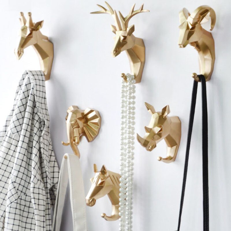 Minimalistisk Vacker Älg Väggkrok | Veska