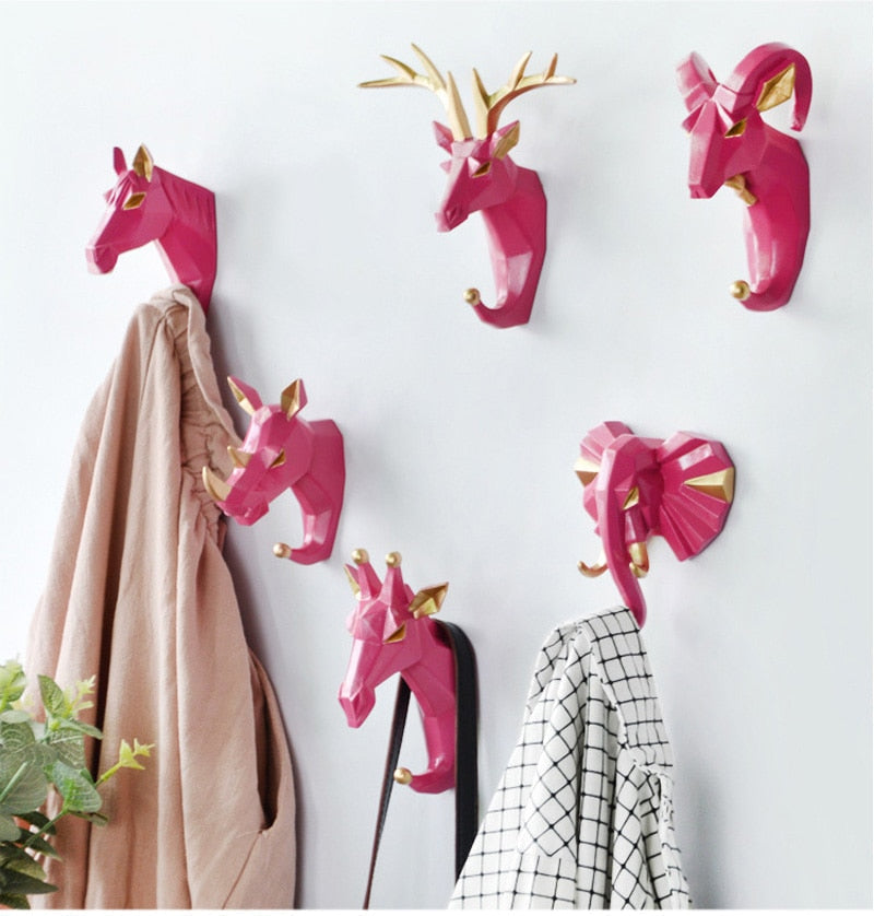 Minimalistisk Vacker Älg Väggkrok | Veska