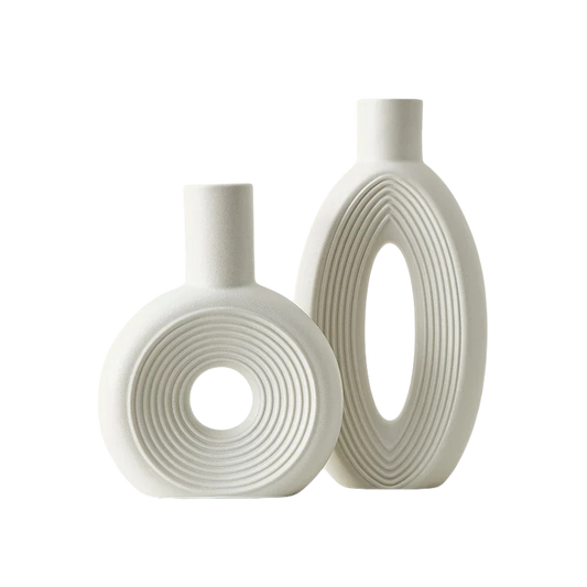 Minimalistisk vas i modern design | Veska Vit