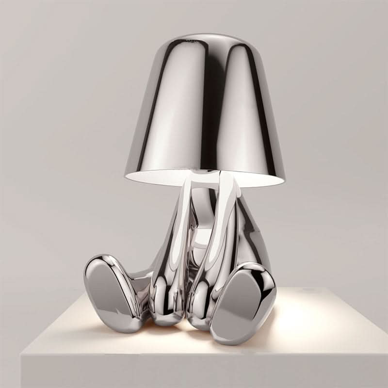 Misterlamp Modern Uppladdningsbar LED Bordslampa | Veska Avkopplande silver