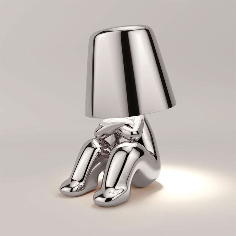 Misterlamp Modern Uppladdningsbar LED Bordslampa | Veska Rån av silver