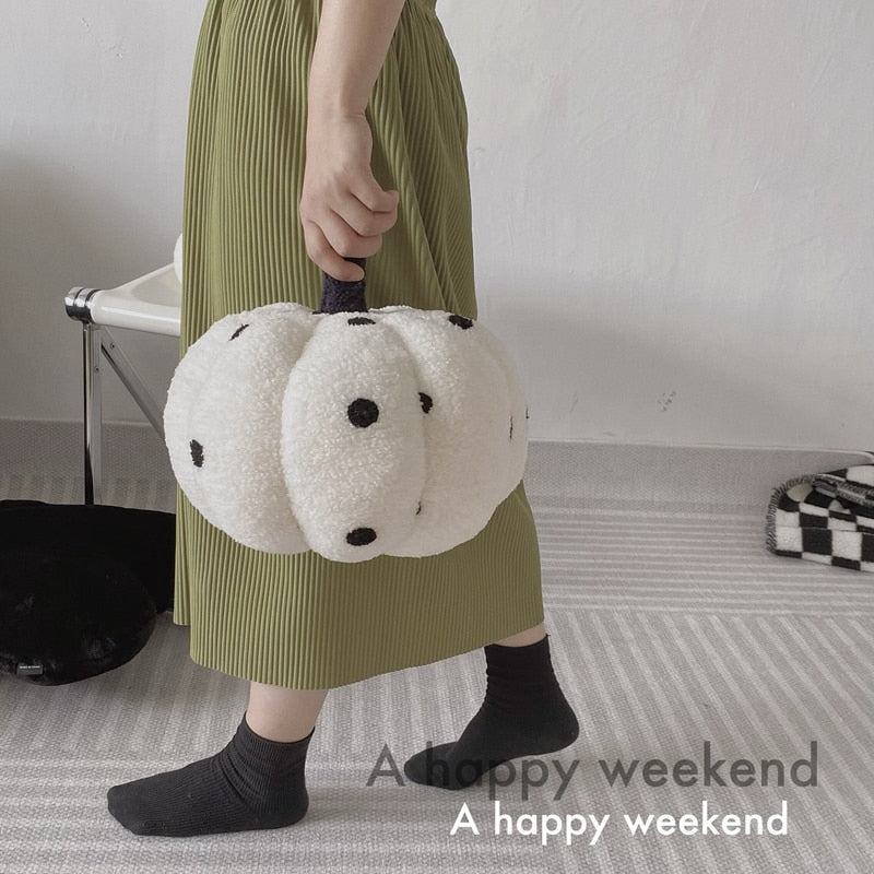 Mjuka Pumpa Plysch Halloween Kuddar | Veska