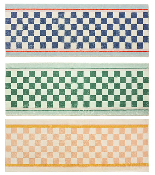 Mjukt Rutigt Matta | Veska 55x150CM Grön