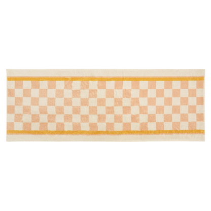 Mjukt Rutigt Matta | Veska 55x150CM Orange