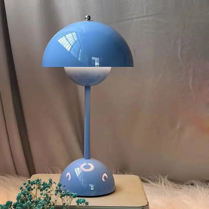 Modern Bordslampa Svamp | Veska Blå